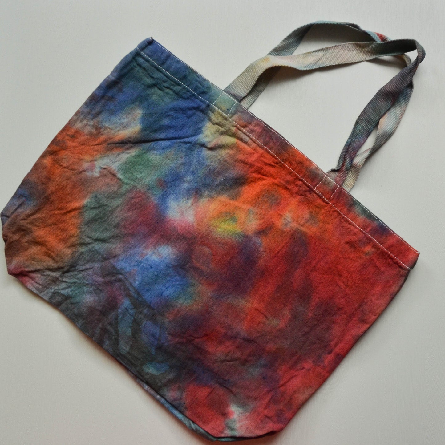 Large Tie-Dye Book Tote - Recycled Cotton