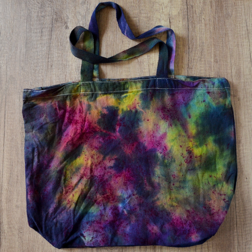 Large Tie-Dye Book Tote - Recycled Cotton