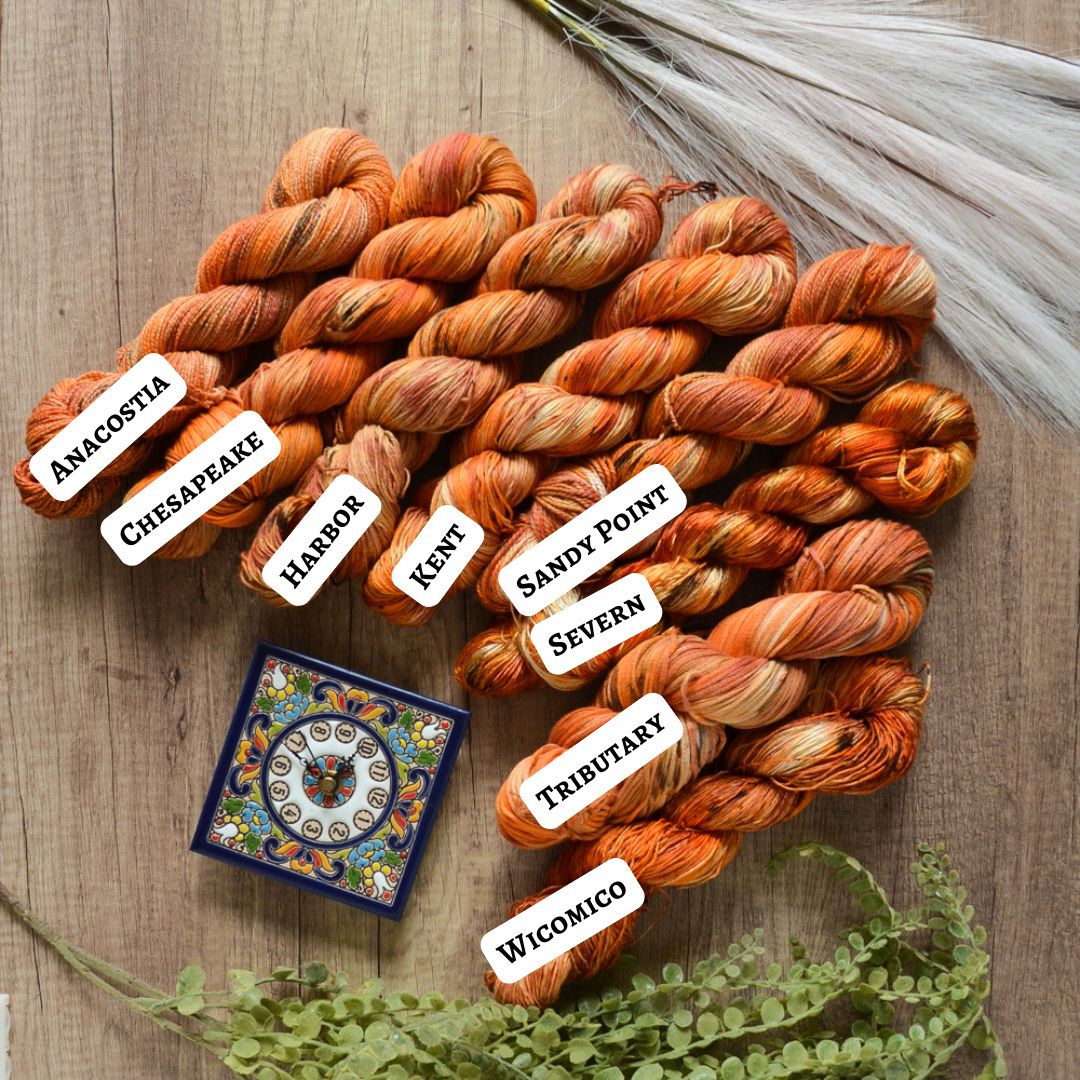 July Yarn - "Sevillian Orange"