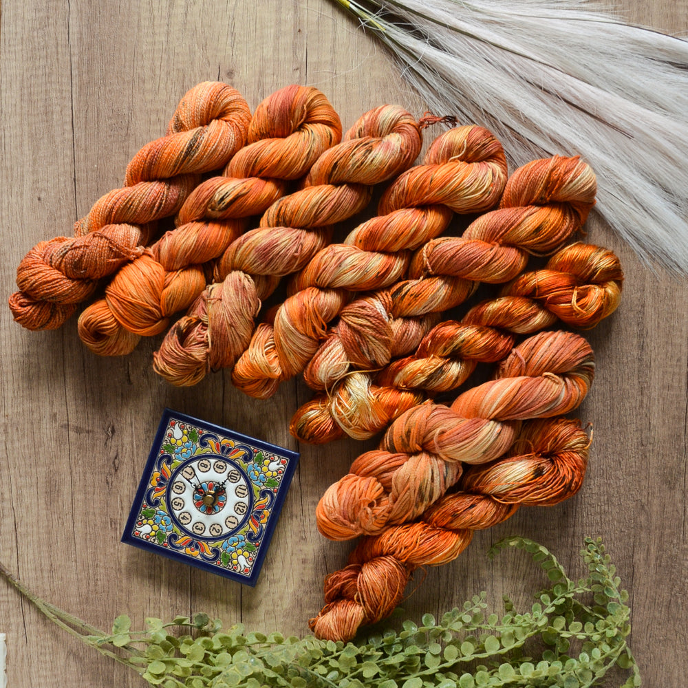 July Yarn - "Sevillian Orange"