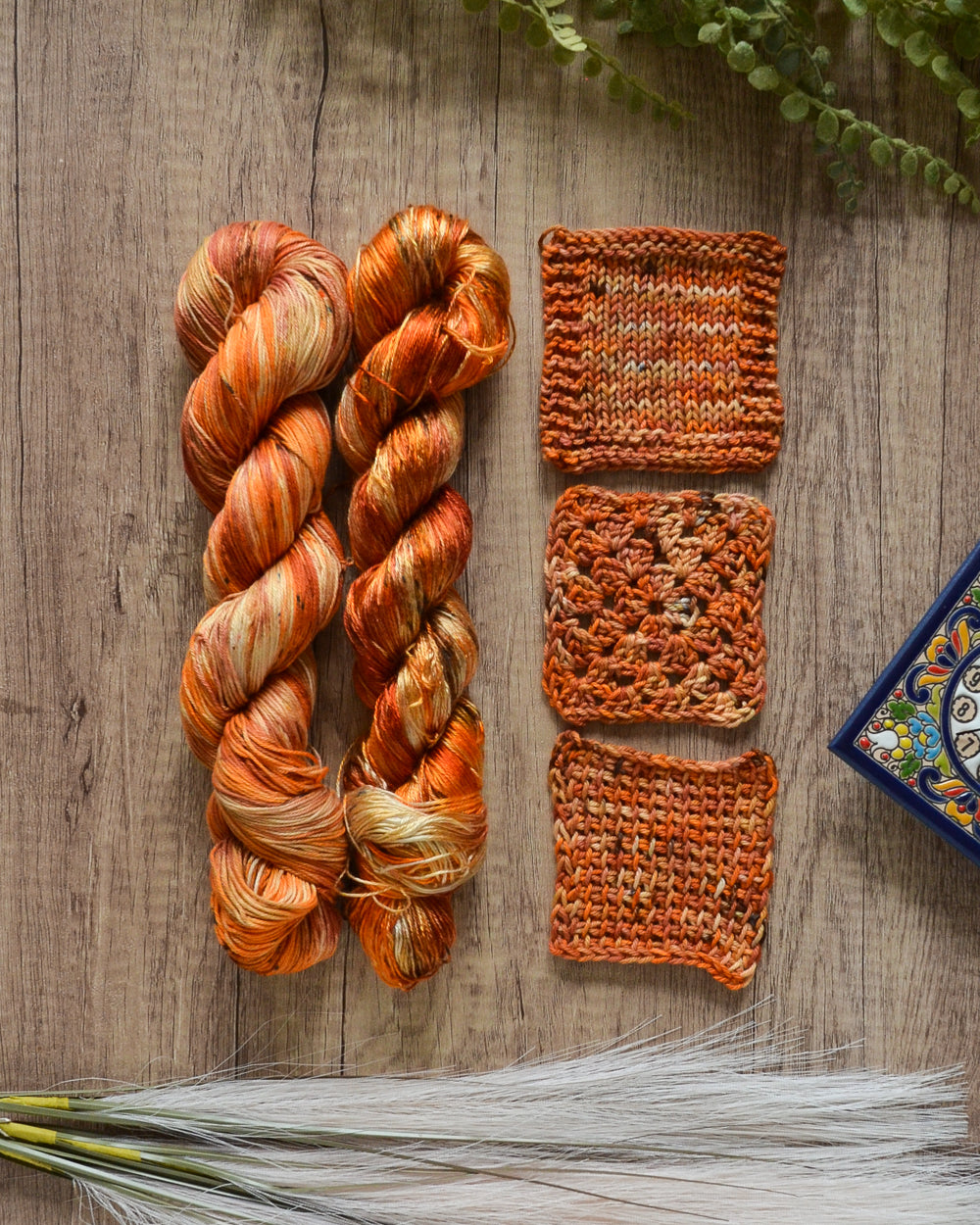 July Yarn - "Sevillian Orange"