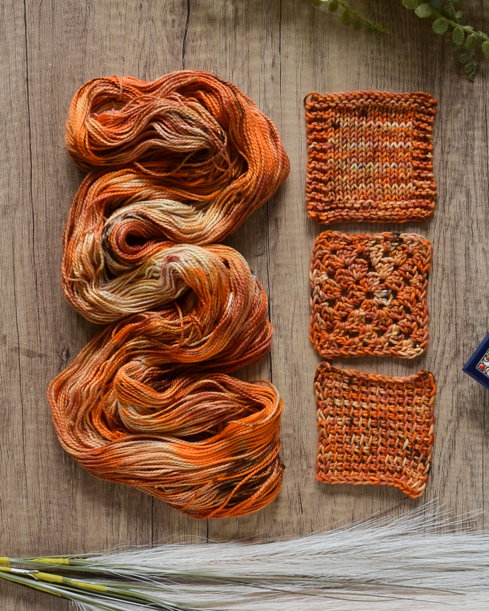 July Yarn - "Sevillian Orange"