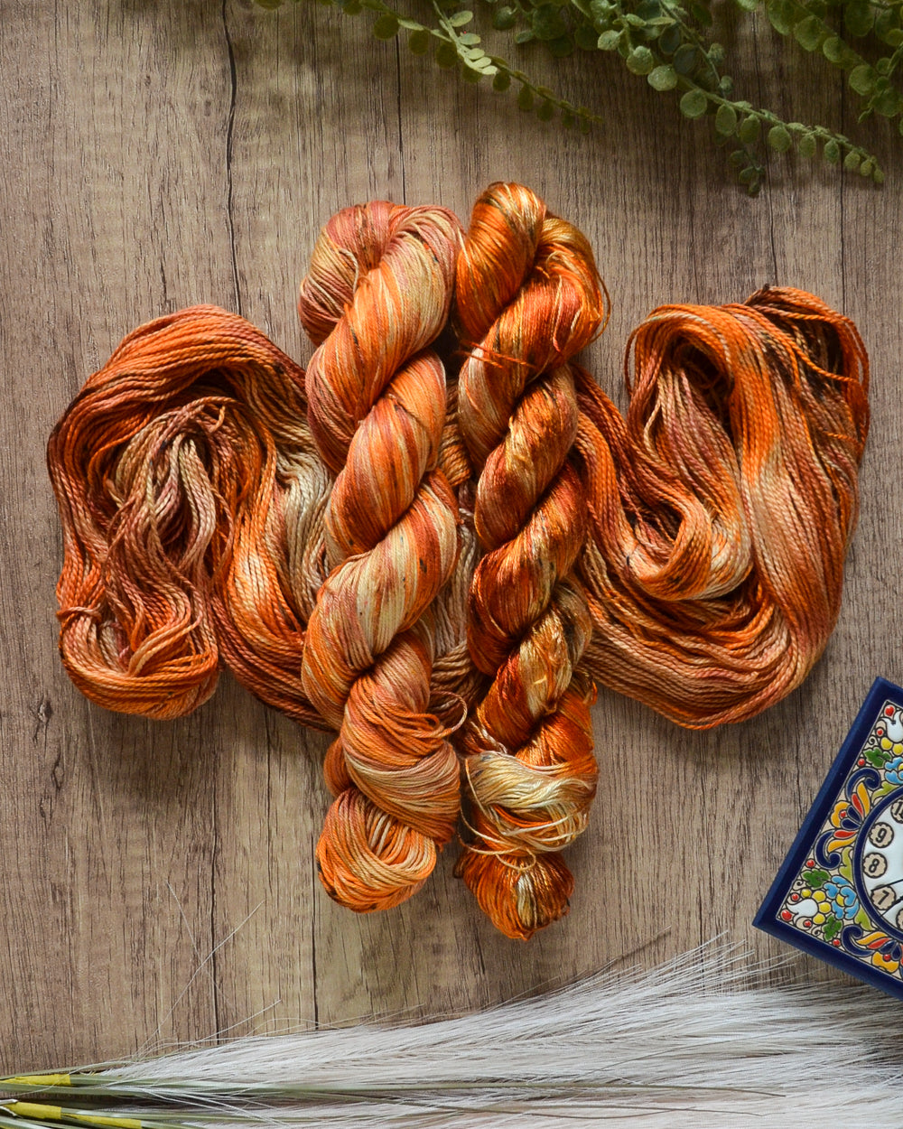 July Yarn - "Sevillian Orange"