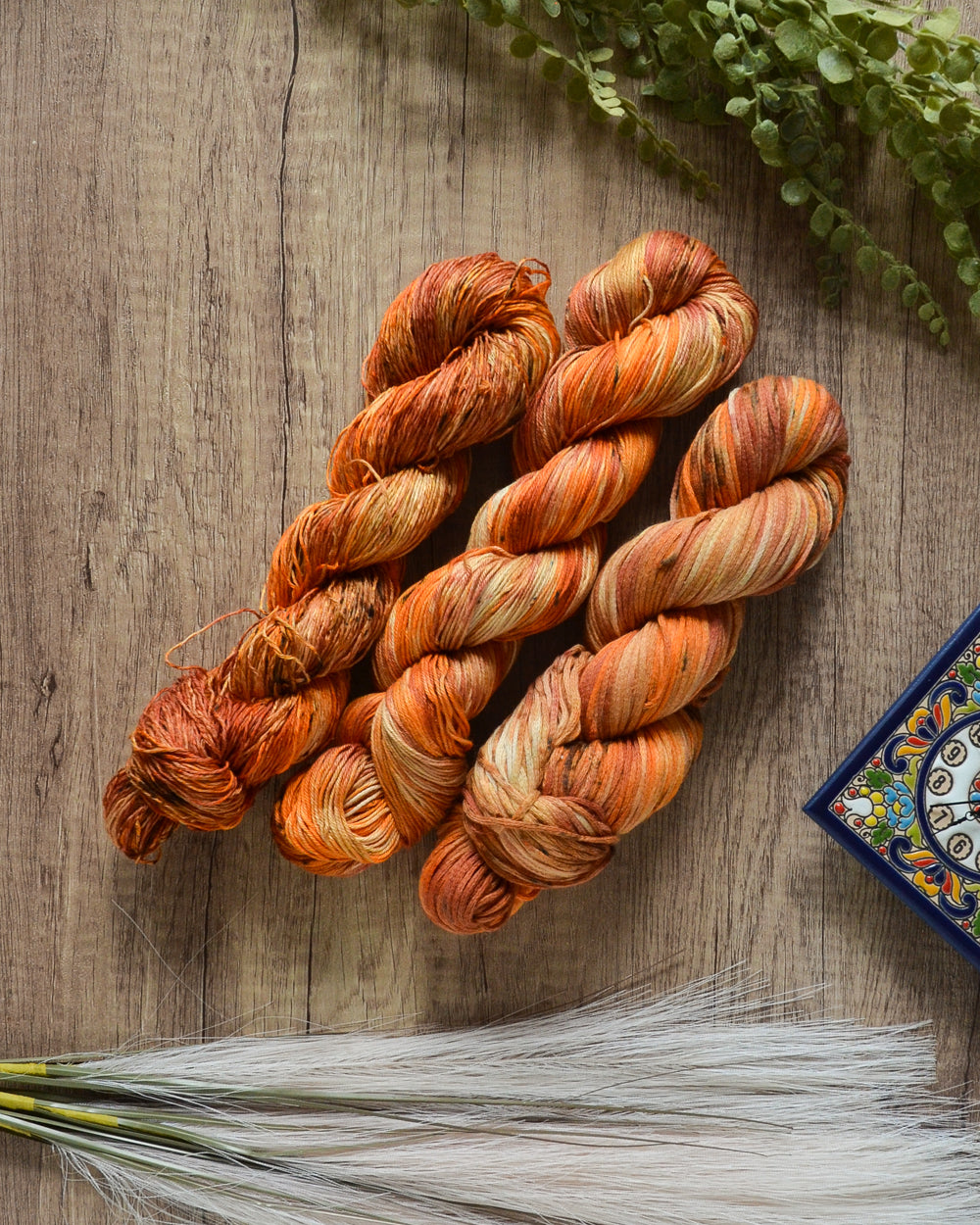 July Yarn - "Sevillian Orange"