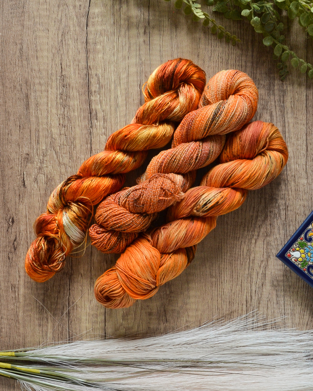 July Yarn - "Sevillian Orange"