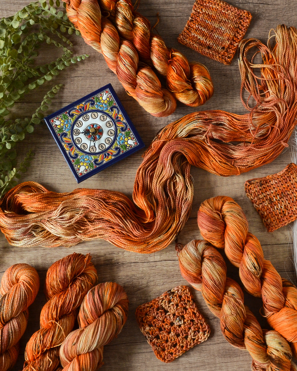 July Yarn - "Sevillian Orange"
