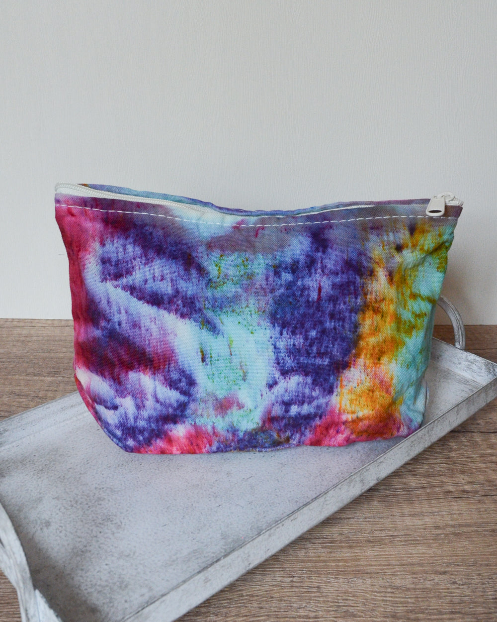 Tie-Dye Zip Project Bag