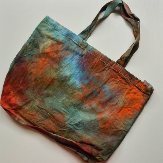 Large Tie-Dye Book Tote - Recycled Cotton
