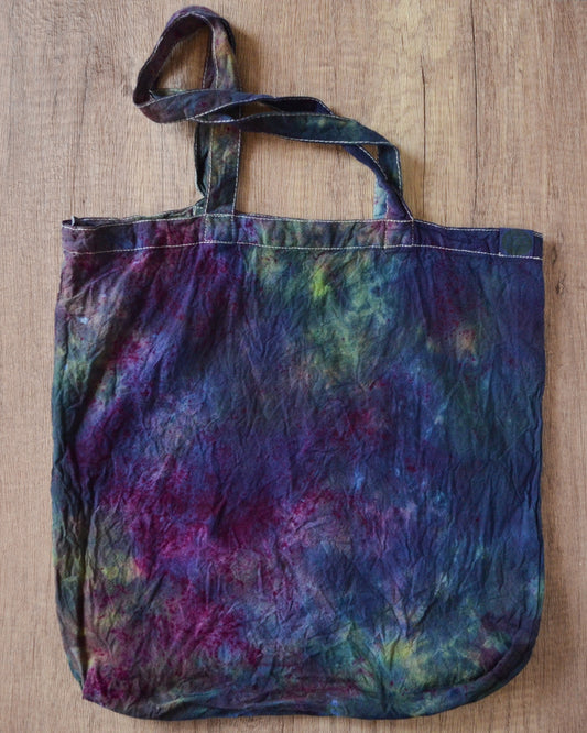 Small Tie-Dye Book Tote - Recycled Cotton