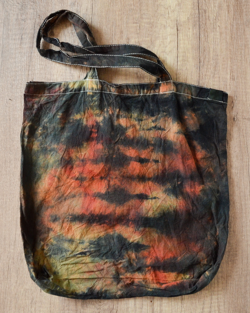 Small Tie-Dye Book Tote - Recycled Cotton
