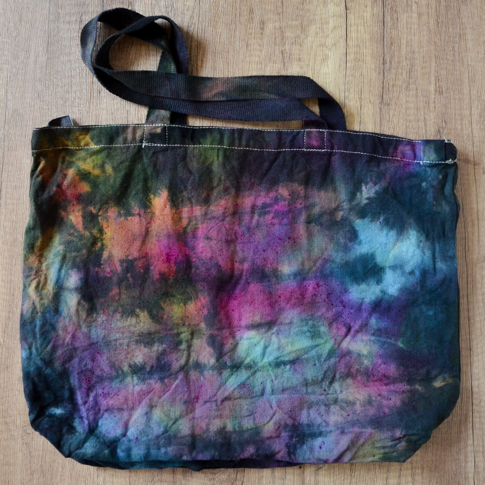 Large Tie-Dye Book Tote - Recycled Cotton