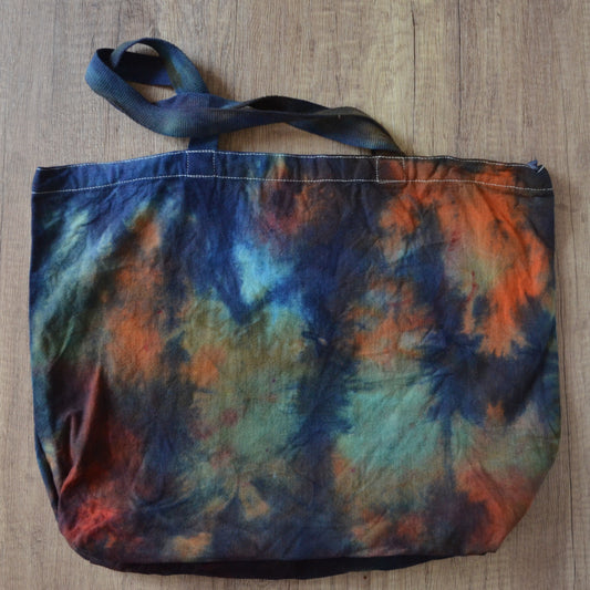 Large Tie-Dye Book Tote - Recycled Cotton