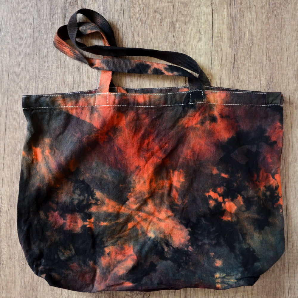 Large Tie-Dye Book Tote - Recycled Cotton